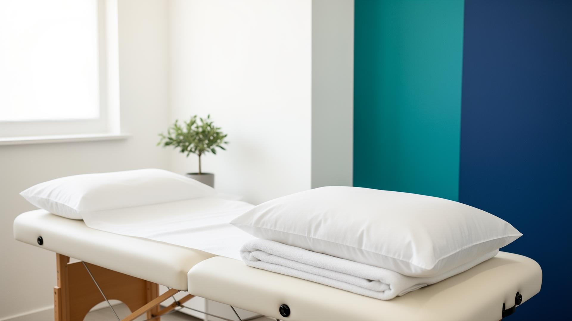 Calm modern Clayhall Osteopaths treatment room